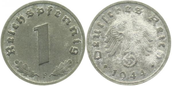 1 Pfennig 1944 F stgl