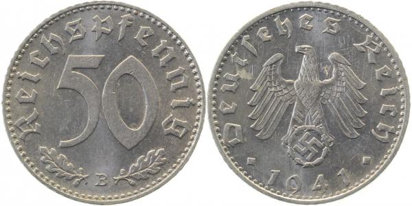 50 Reichspfennig 1941 B f prfr J372