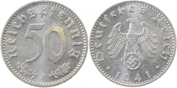 50 Reichspfennig 1941 F vz/st J372