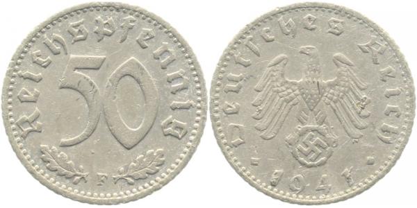50 Reichspfennig 1941 F ss/vz J372