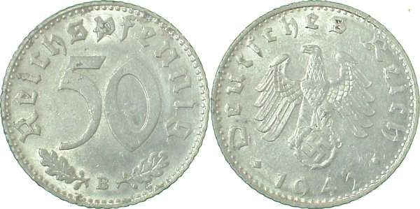 50 Reichspfennig 1942 B ss/vz J372