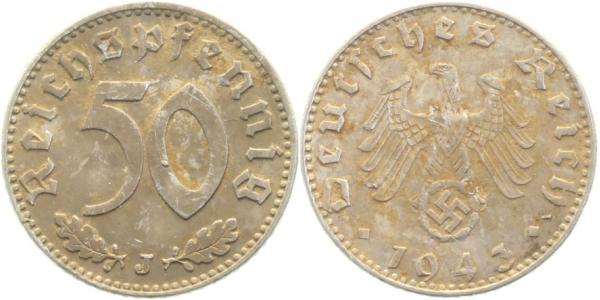 50 Reichspfennig 1943 J ss J372
