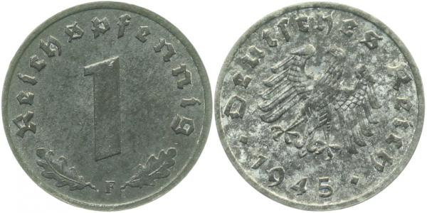 1 Pfennig 1945 F J373b Alliierte Besatzung