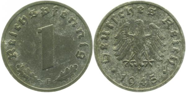 1 Pfennig 1945 F J373b ss/vz