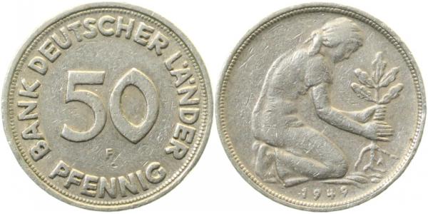 50 Pfennig 1949 F Ngb 2 2