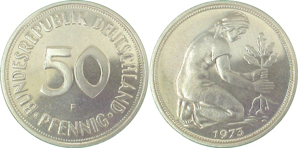 50 Pfennig 1973 F bfr