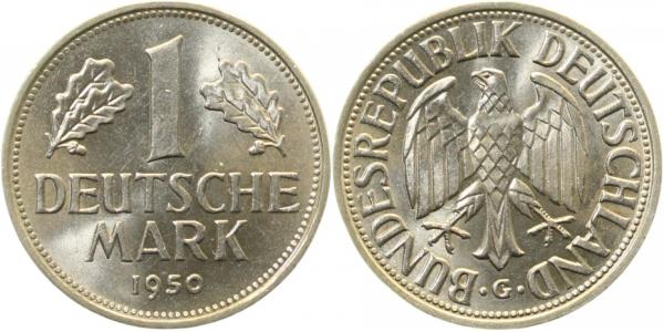 1 Deutsche Mark 1950 G 1 DM J385