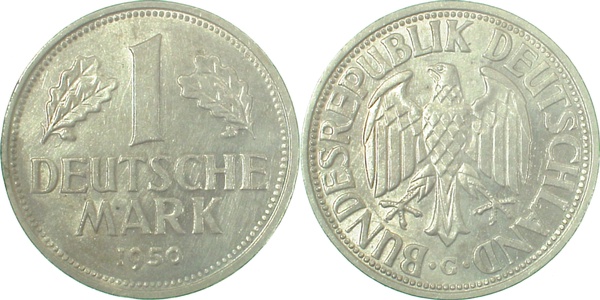 1 Deutsche Mark 1950 G J385