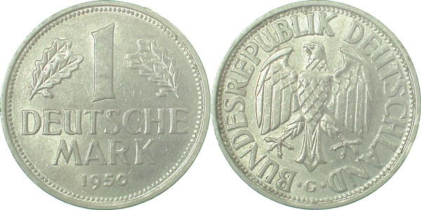 1 Deutsche Mark 1950 G J385