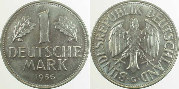 1 DM 1956 G Doppelsenkung J385