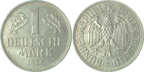 1 DM 1956 G Doppelsenkung J385