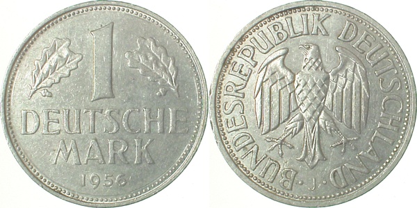 1 DM 1956 J f bfr J385 1 Mark