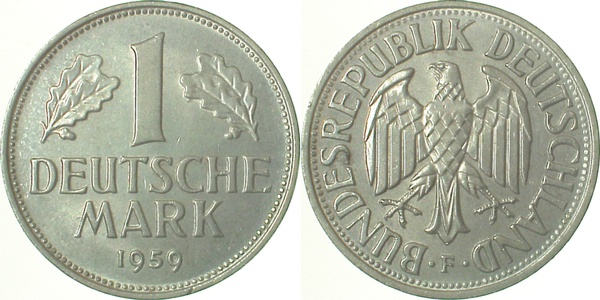 1 DM 1959 F minimaler Randfehler1 Mark J385