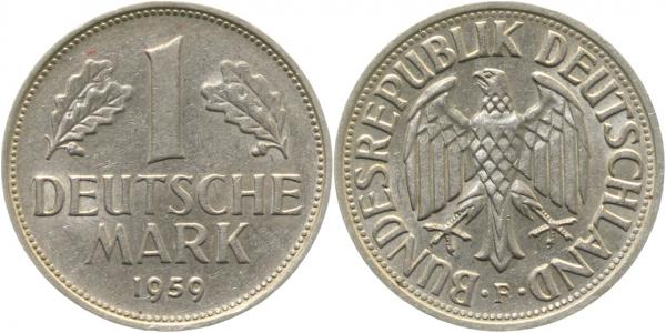 1 DM 1959 F f.bfr J385 1 Mark