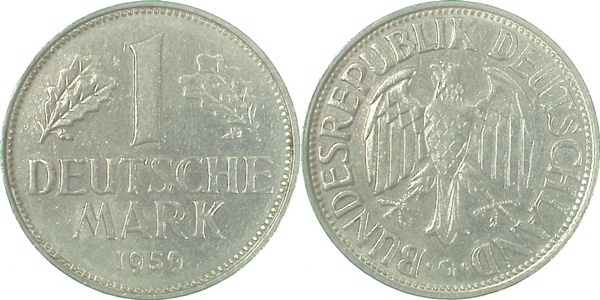 1 DM 1959 G vz J385 1 Mark