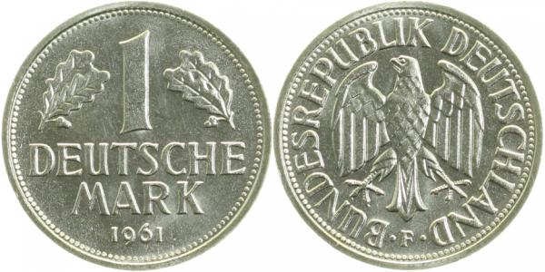 1 DM 1961 F bfr/st J385 1 Mark