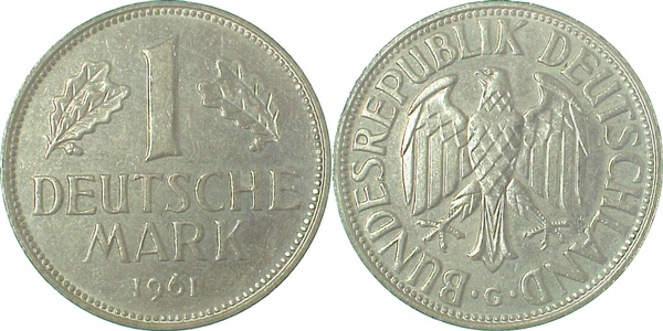 1 DM 1961 G f bfr J385 1 Mark