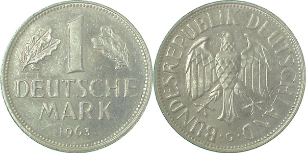 1 DM 1963 G bfr J385 1 Mark