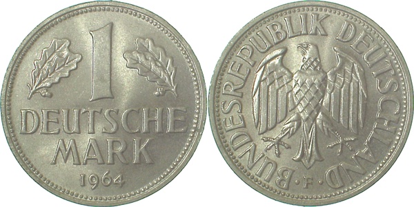 1 DM 1964 F stgl J385 1 Mark
