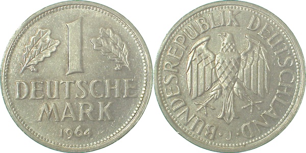 1 DM 1964 J f bfr J385 1 Mark