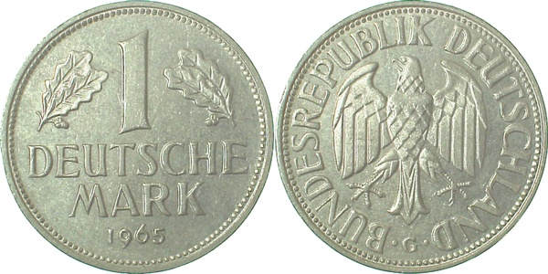 1 DM 1965 G bfr J385 1 Mark