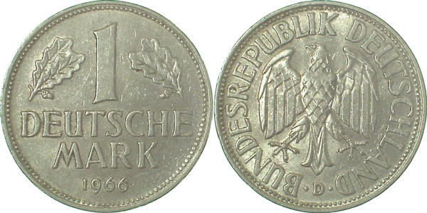 1 DM 1966 D bfr J385 1 Mark