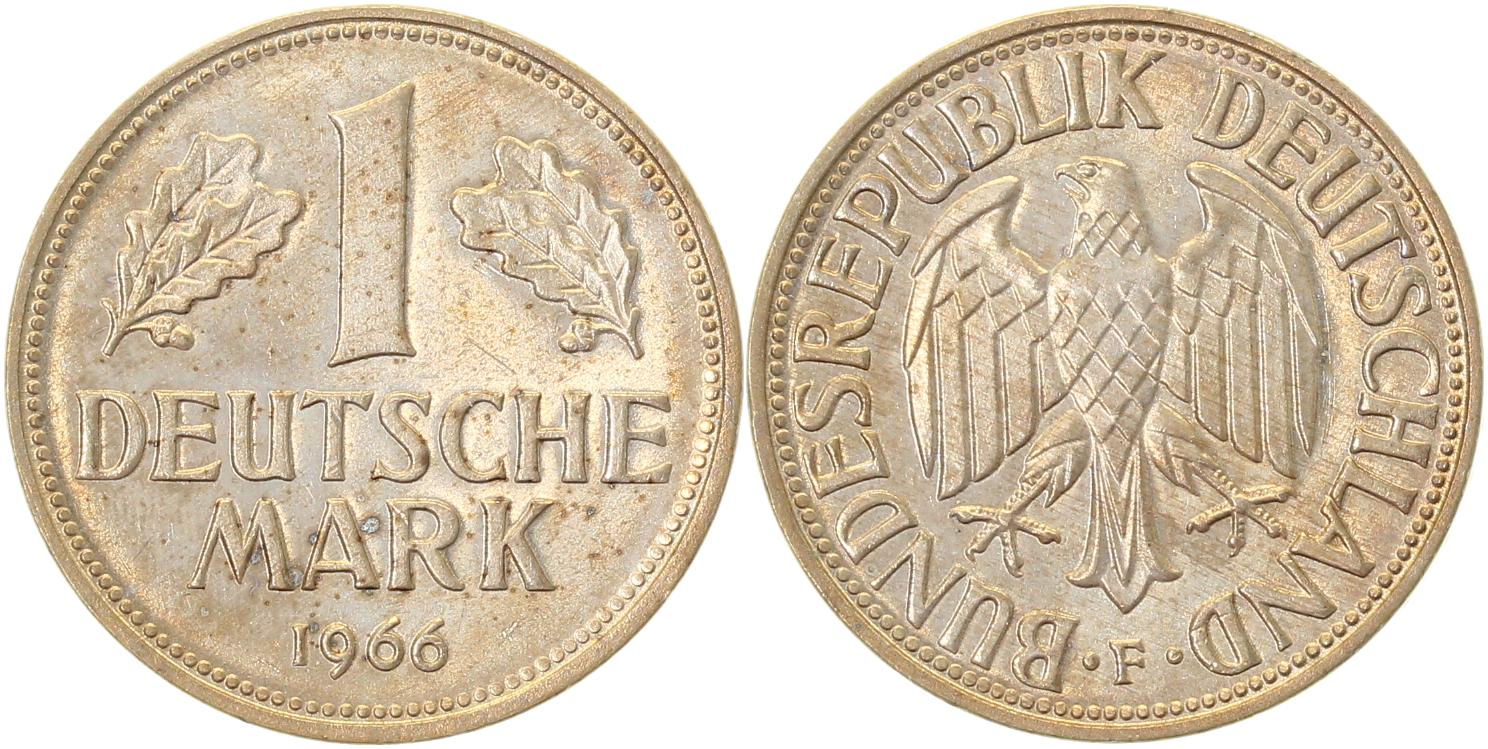 1 DM 1966 F bfr/stgl J385 1 Mark