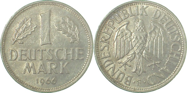 1 DM 1966 F vz J385 1 Mark