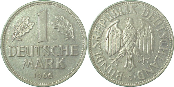 1 DM 1966 G bfr J385 1 Mark
