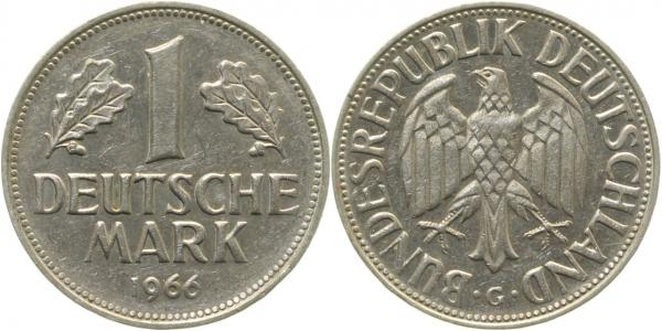 1 DM 1966 G vz/st J385 1 Mark