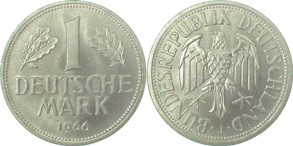 1 DM 1966 J stgl J385 1 Mark