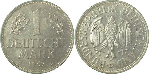 1 Mark 1967 D bfr J385