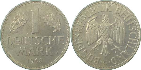 1 Mark 1968 G bfr J385