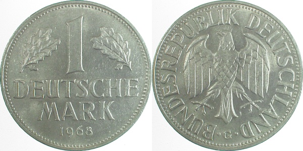 1 Mark 1968 G f bfr J385
