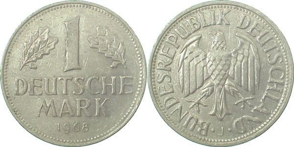 1 Mark 1968 J ss/vz J385