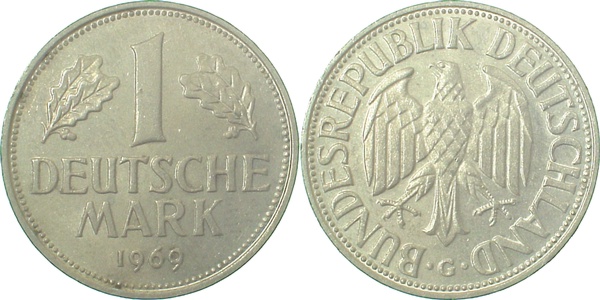 1 DM 191969 G f bfr J385 f bfr 1 DM