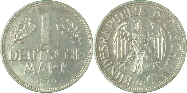 1 DM 1970 G bfr J385 bfr 1 DM