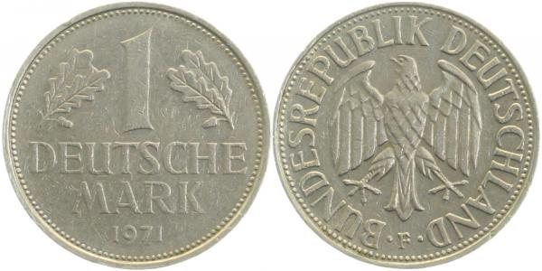 1 DM 1971 F Neugeb 74v2 J385 1 DM
