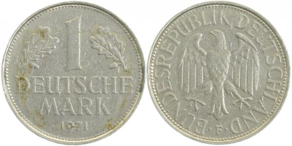 1 DM 1971 F Neugeb 74v4 J385 1 DM