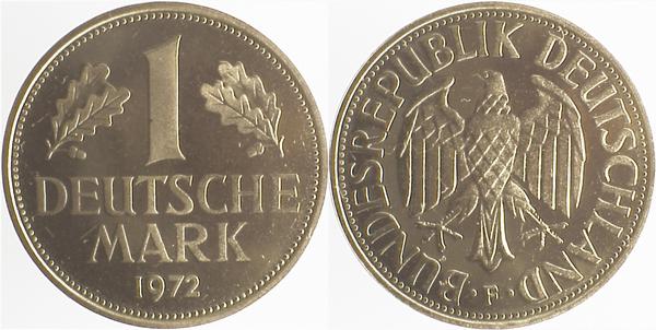 1 DM 1972 F PP Proof Jaeger 385