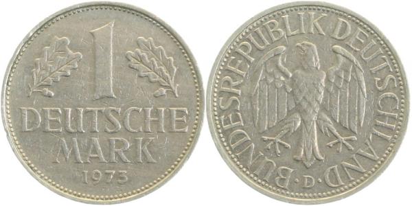 1 DM 1973 D Neugeb 81v1 Nna J385 1 DM