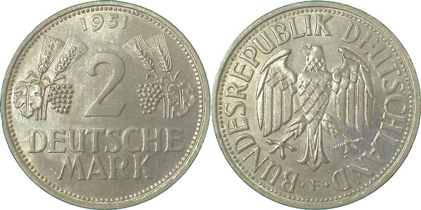 2 DM 1951 F Ähren J386