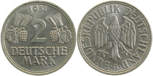 2 DM 1951 G Ähren J386