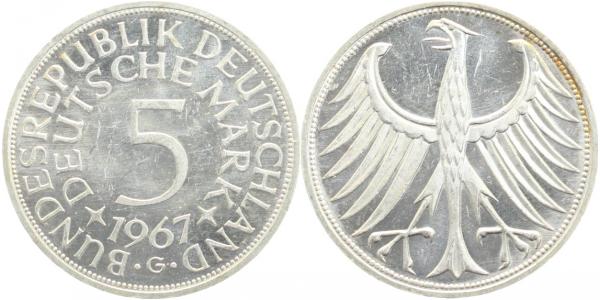 5 DM 1967 G f.stgl EA J387