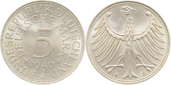 5 DM 1969 J bfr/stgl