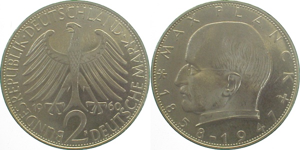 2 DM Max Planck 60F bfr/stgl Erstabschlag (Ea)! ! J392 bfr / stgl 2 DM