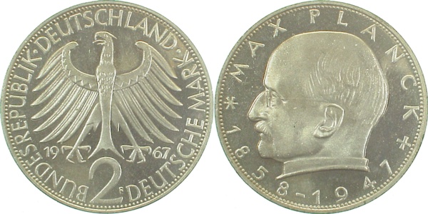 2 DM Max Planck 1967 F PP J392 2 DM