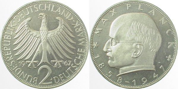 2 DM Max Planck 1967 J PP Prppf J392