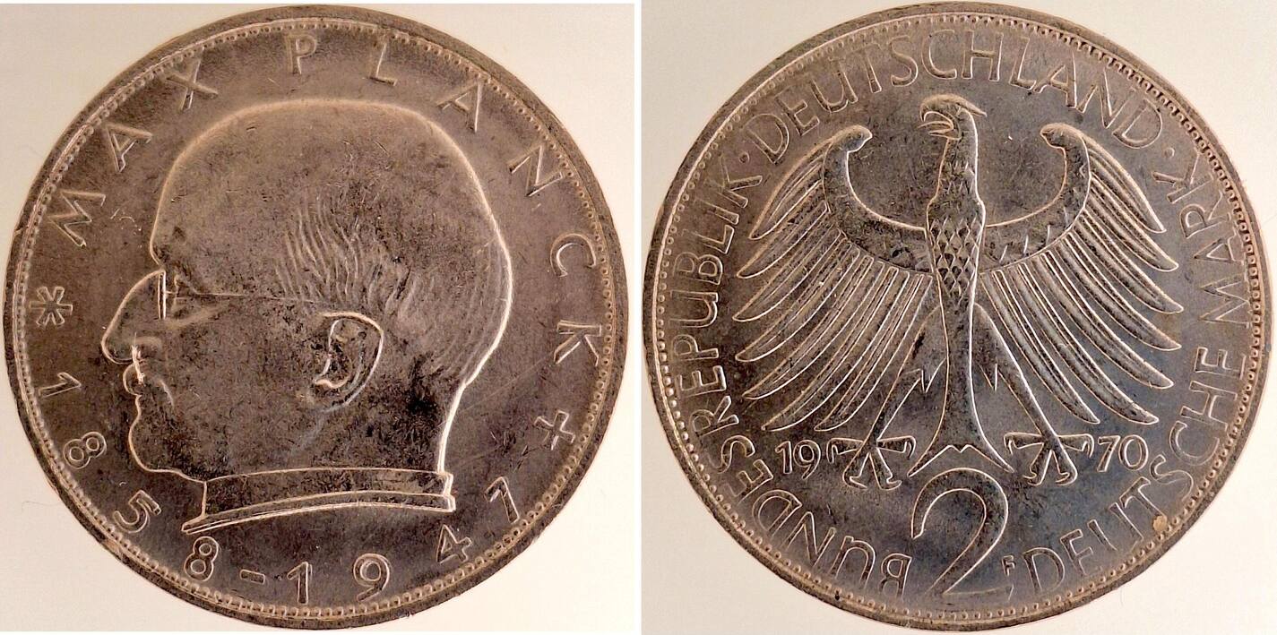 2 DM 1970 F stgl.fein