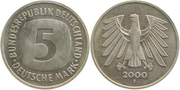 5 DM 2000 A,D,G,J bfr/st 4St J415 bfr / st 5 DM